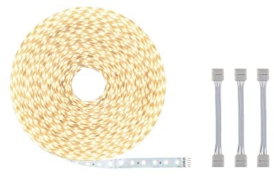 Paulmann 71042 LED Stripe MaxLED 500 20m Warmweiß 2700K IP20 incl. 1x72 Watt dimmbar Silber Kunststoff 2700 K