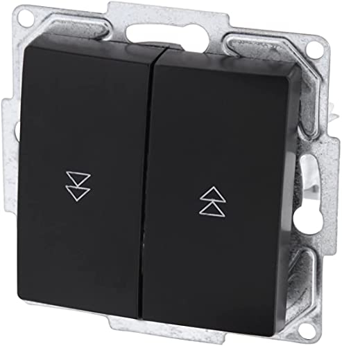 Bouton de store encastré, série G1 noir