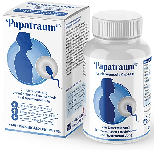 JoviTea® Papatraum Kinderwunsch Mann Kapseln 90 Stück - Spermienbildung und Fruchtbarkeit - männliche Fertilität - umfassend versorgt + Maca & Ginseng