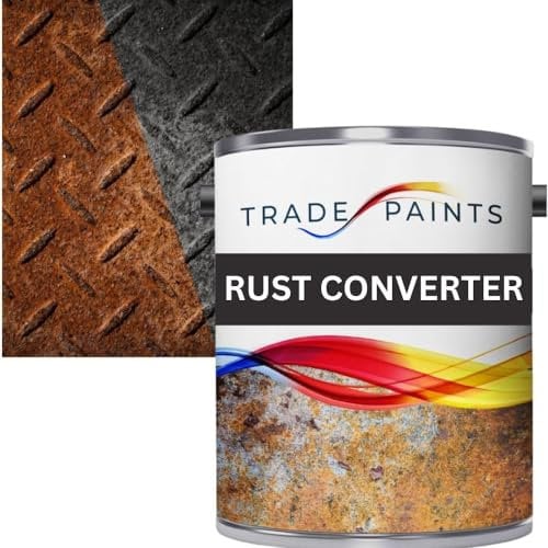 Rust Converter 2.5L - Water Based Formula - Ready To Paint - One Application - Neutralises Rust on Metal, Paintable Protective Layer, Fast Drying, Eco-Friendly