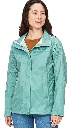 Marmot Damen PreCip Eco Jacket, Wasserdichte Regenjacke, winddichter Regenmantel, atmungsaktiver, faltbarer Hardshell Windbreaker, ideal zum Fahrradfahren & Wandern
