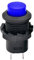 Drucktaster rund Taster 12mm DIY Druckschalter AC 1,5A/230V 12V NON-Momentan button Taster | Blau
