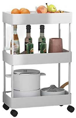 NEWCES Küchenschränke Küchenregal vom Boden bis zur Decke, mehrschichtiges, abnehmbares Spaltenlagerregal liefert platzsparende Küchenregale for Zuhause