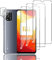 Widrt 6 Piezas Protector de Pantalla para Xiaomi Mi 10 Lite 5G Cristal Vidrio Templado, 3 Piezas Cristal Templado HD con 3 Piezas Protector de Lente de Cámara [Sin burbujas] [Anti-Arañazos]