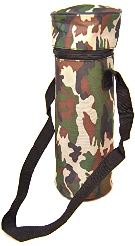 Botellas Hidalgo navera 1.5l Enfriador Flexible portátil para Playa Camping Bolsa térmica Camping Enfriador Camuflaje Militar