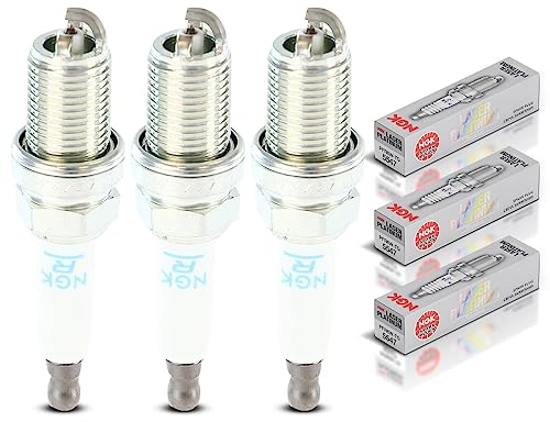 3x Original NGK 101905621B Zündkerze Kompatibel mit A5 8T3 4.2L 2007-2012 A6 4F2 C6 4.2L 5.2L 2006-2011 A8 4E2 4E8 4.2L 2006-2010 Q7 4LB 4.2L 2006-2010