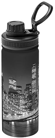 New York Bouteille d'eau isotherme en acier inoxydable pour sports de plein air 532 ml