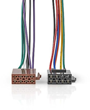 NEDIS ISO-Adapter-Kabel - ISO Kompatibilität: Standard - 0.15 m - Rund - PVC - Box