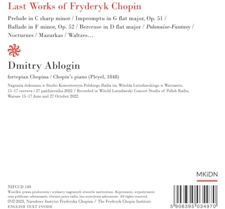 Frédéric Chopin: Späte Klavierwerke