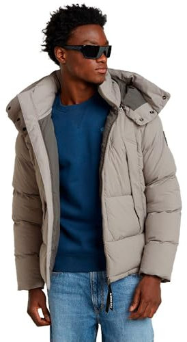 G-Star Herren G- Whistler Padded Hooded Jacke 2.0, Beige (elephant skin D25345-D518-G106), S