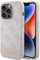 Guess iPhone 15 Pro Handyhülle Kompatibel mit Magsafe iPhone 15 Pro Hardcase - 4G Pu Bottom - Pink