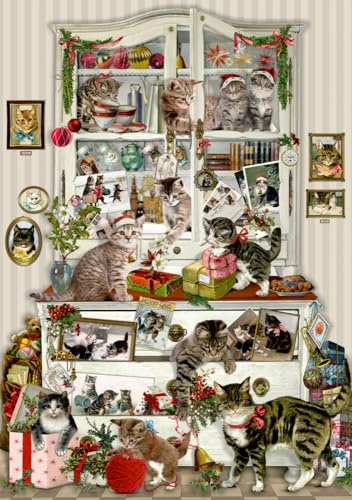 Puzzle - Weihnachtszauber auf Vier Pfoten. 1000 Teile