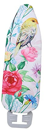 Mikinona Ironing Board Cover Heat-resistant Protection for Ironing Boards Bird Pattern Design Replacement Padded Cover for Home Use