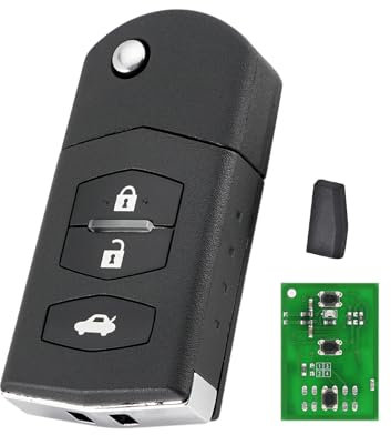 3 Buttons Car Key Fob Remote Fob For Mazda 2 3 5 6 CX-7 MX-5 Mazda Key 433MHZ 80bit 63chip / 83chip SKE126-01 CC51-67-5RYC