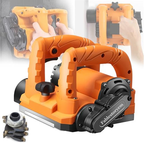 Fablestoryem 5800W/6800W Electric Wall Planer, 220V Concrete Shovel Machine, Electric Wall Planing Machine,Wall Planer for Wall Renovation,Paint Scraper Putty Cement Stripping Tools,5800W