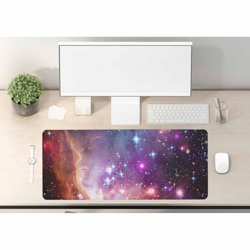 Woutay Gaming Mouse Pad,Galaxy Star,Soft Smooth Surface and Non-Slip Rubber Base Soft Cloth Mouse Pad