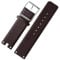 TVKSIPAR Uhrenarmbänder Passend For CK K94231 K9423101, Leder, Langlebig, Weich, Passend For Calvin Klein Uhrenarmband, Herrenarmband, 22 Mm(Brown-silver)