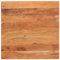 Xichuzi Tischplatte 80x80x3,8 cm Quadratisch Massivholz Akazie, Arbeitsplatte, Waschtischplatte, Bürotischplatte - 371003