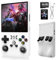 xiskt Videojuegos portátiles portátiles con 64 GB de memoria interna y más de 18.000 juegos clásicos, consola de videojuegos portátil con sistema Linux, pantalla IPS de 4,0 pulgadas, batería de 4000