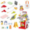 RedCrab Putzset für Kinder, 23Pcs Schaufel und Besen Set Kinder Putzwagen Spielzeug mit Staubsauger, Bürsten und Kehrschaufel, Haushaltsreinigung Rollenspiel Spielzeug (Rot)