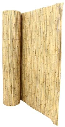 Schilfrohrmatte 120x300cm Beach als Sichtschutz für Garten und Terrasse von bambussi.com
