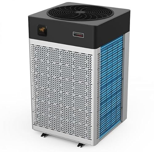 ZEALUX PXV Spiral Titanium Inverter Pool Heater for Large Pools 16kW to 30kW with ASA Shell and Smart Control (INVERPAC V16)