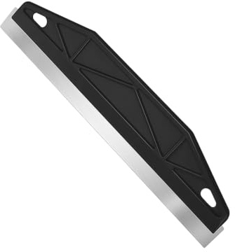 Black Stainless Steel Paint Edger Cutting in Tool Trimming Guide | Robust metal plate durability; smooth scraping utility; smudge-free coating defense for baseboards rugs