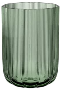 Villeroy & Boch – Fleur Gifts Vase, Höhe: ca. 22,5 cm, Grün, Florale Glasvase für natürliche Blumenarrangements, Hochwertiges Glas