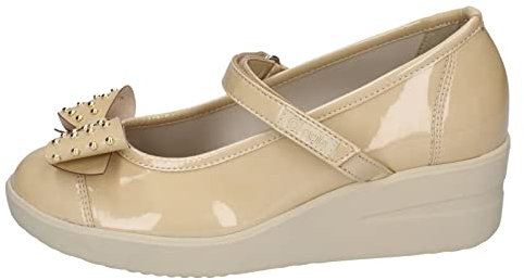 Agile By Rucoline Ballerinas Damen Lack beige 37 EU