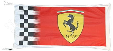 Cyn Flags Ferrari Drapeau à carreaux Unica 150 x 90 cm