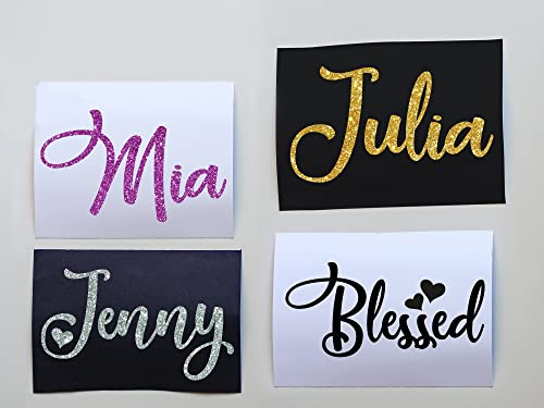 Custom Name Decal, Iron on Name Decal, Custom Iron on Name Transfer.
