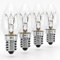 greate 4x E14 7W Glühbirne - Ersatz Glühbirne für Salzlampe, Salzkristalllampe, Orientierungslicht, Nähmaschine, Vitrine - E 14 Glühbirne Kerze mit 40 Lumen - Kerzenlampen Leuchtmittel Lightbulb