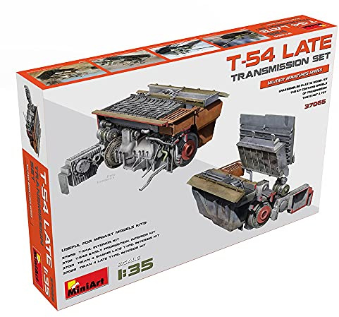 MiniArt 37066 1:35 T-54 Getriebeblock Späte Prod. - originalgetreue Nachbildung, Modellbau, Plastik Bausatz, Modellbausatz, Militär Bausatz, 1:35 Plastikbausatz
