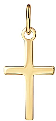 Kreuz-Anhänger 585 Gold Gold-Kreuz für Damen, Herren und Kinder Ketten-Anhänger 14 Karat Gold