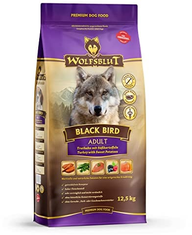 Wolfsblut - Black Bird Adult - 12,5 kg - Truthahn - Trockenfutter - Hundefutter - Getreidefrei
