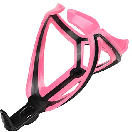 Annjom Mountain or road bike water bottle cage, integrated cup holder, attractive, durable and scratch-resistant Pink
