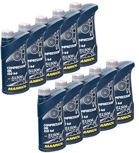 Kompressoröl Kompressor Öl MANNOL ISO 46 10 X 1 Liter