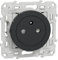 Schneider Electric - Odace - Prise de courant 2P+T affleurante - Anth -avec griffes - S545052