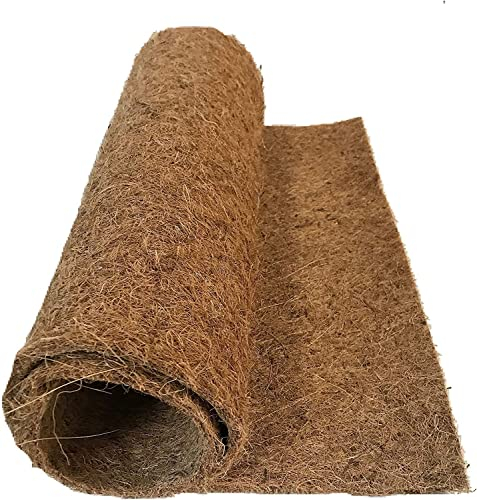pemmiproducts Nager-Teppich aus 100% Kokosfasern, 100 x 50 cm, ca. 7mm dick (EUR 29,00/m²), Kokosmatte, Nagermatte als Käfig Bodenabdeckung, für alle Kleintiere, Nagerteppich, Kokosfasermatte