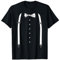 Fake Anzug Aufdruck JGA Männer T-Shirt Kostüm Verkleidung T-Shirt