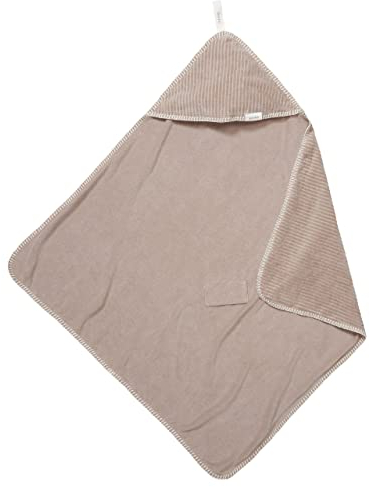 Koeka Baby Einschlagdecke - Für Babyschale - Für Kinderwagen - Für Unterwegs - Vik - Kord - Waschbar - Taupe - 100X100 Cm