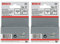 Bosch Professional 2609200230 1000 Tackerklammern 8/10,6 mm Typ57 (Packung mit 2)