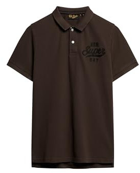 Superdry Polo à capuche pour homme Bordado, Marron pâle, L