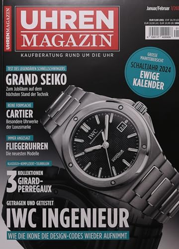 UHREN-MAGAZIN 1/2024 Fliegeruhren - die neusten Modelle im Test, der ewige Kalender - Markenübersicht