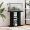 CIADAZ Aquariumständer Schwarz 60x30x60 cm Holzwerkstoff, Aquarium Unterschrank, Aquarium Schrank, Aquariumschrank, Aquarium Tisch, Aquarium Stands