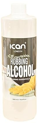 ican London All Purpose Rubbing Alcohol, Isopropyl 99% Pure Isopropanol IPA For Multi Purpose Cleaning 500ml