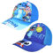 Cartoon Baseball Cap, 2 PCS Kinder Baseball Cap,Baseballmütze für Kinder Cartoon,Baseball Kappe Sommer Kinder Verstellbar Kinder Snapback Cap (DE/NL/SE/PL, Alphanumerisch, M, Blau A)