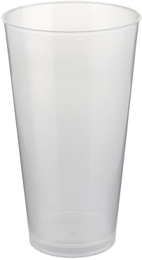 Nupik deSter x Vaso Combi Reutilizable de 450 cc, 500 vasos, 100% Reciclable, Plástico duro Polipropileno, Libre de BPA, Resistentes, Formato Ahorro Profesional, Soporta bebidas frías y calientes