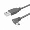 Bolwins J22 1m USB 2.0 A auf Mini USB Kabel, 90° rechtwinklig, schnelles Ladekabel für Dash Cam, Auto-GPS, Kamera und Navigationsgeräte