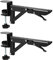 Desk Extension Folding Stand - Metal Keyboard Bracket Side Clip,Metal Keyboard Holder with C-Clamp Mount System for Computer Room, Study Room